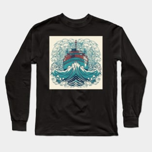 Cruise Ship Explorer: Discover the World's Treasures from the Comfort of Your Ship Long Sleeve T-Shirt